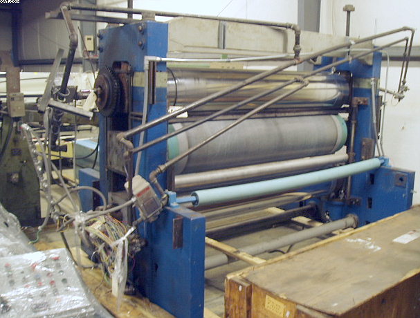 VERDUIN 3-Roll Calender, 80" face width, 40-tons